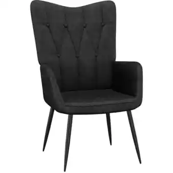 ManoMano Relaxsessel Fernsehsessel - Liegesessel Schwarz Stoff BV770076 Bonnevie Angebot