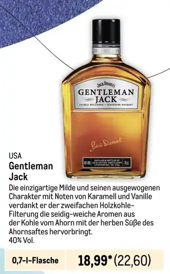 METRO JACK DANIELS GENTLEMAN JACK 700ml Angebot