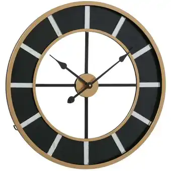 ManoMano Boltze Gruppe - Schwarze Loft-Uhr colorado, ø 60 cm Angebot