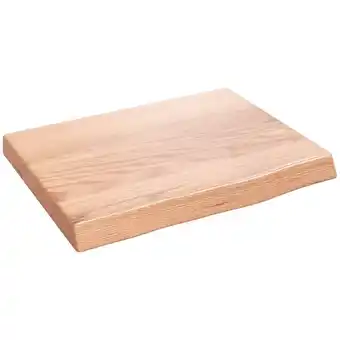 ManoMano Wandregal,Wandboard,Hängeregal für Wohnzimmer, Schlafzimmer, Flur, Badezimmer Hellbraun 40x30x4 cm Massivholz Eiche Behandelt Angebot