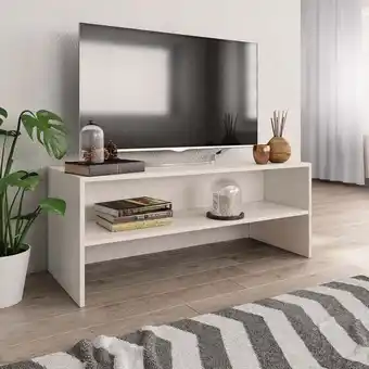 ManoMano Maisonchic - TV-Lowboard für Wohnzimmer tv Schrank TV-Möbel Weiß 100x40x40 cm Holzwerkstoff DE18421 - Weiß Angebot