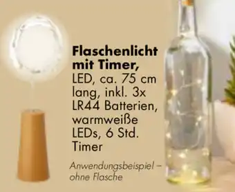 Möbel Wanninger Flaschenlicht mit Timer Angebot