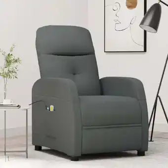 ManoMano Massagesessel,Relaxsessel,Massagestuhl für Wohnzimmer, Schlafzimmer Elektrisch Dunkelgrau Stoff FNEDD539068 Bonnevie Angebot