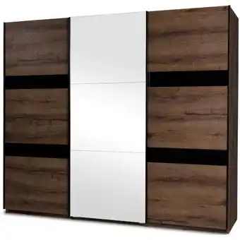 ManoMano Mero Kleiderschrank, Dunkelbraun - Konsimo Angebot