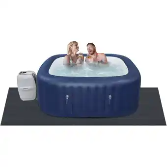 ManoMano Poolunterlage 500 g/m² Whirlpool Matte 1905 x 1905 x 2,4 mm Bodenplane Filz & pe Bodenschutz Pool Unterlegmatte Schutzmatte B Angebot