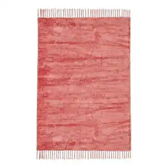 ManoMano Iperbriko - Teppich im Ethno-Stil aus Viskose Coral Red belize 160x230 cm Angebot