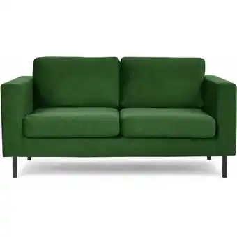 ManoMano Tozzi Modernes Sofa, Velour-Bezug, Metallbeine, Grün - Konsimo Angebot