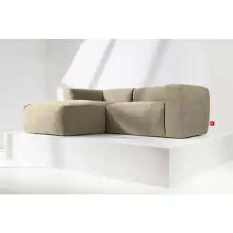 ManoMano Buffo Ecksofa Links 3/4 Sitzer mit extrem weicher und bequemer Sitz, gelb - Konsimo Angebot