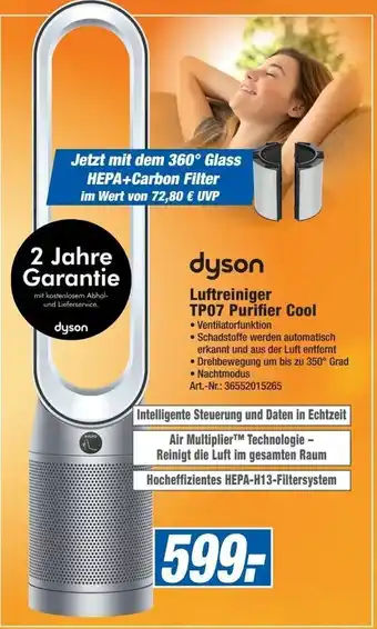 Expert Technomarkt Dyson Luftreiniger TP07 Purifier cool Angebot