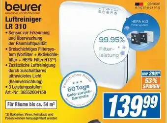 Expert Technomarkt Beurer Luftreiniger LR 310 Angebot