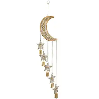 ManoMano Signes Grimalt - Mobile Luna und Star Adorno Metal Braunmetallanhänger - 38x7x2cm - Marrón Angebot