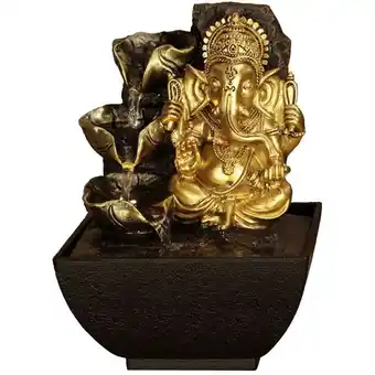 ManoMano Signes Grimalt - Quellendekoration Ganesha Fuentes goldo 13X13X18CM 23814 - Dorado Angebot