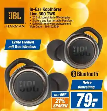 HEM Expert JBL In Ear Kopfhörer Live 300 TWS Angebot