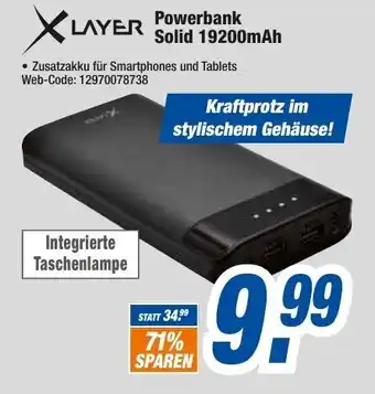 HEM Expert XLayer Powerbank Solid 19200mAh Angebot