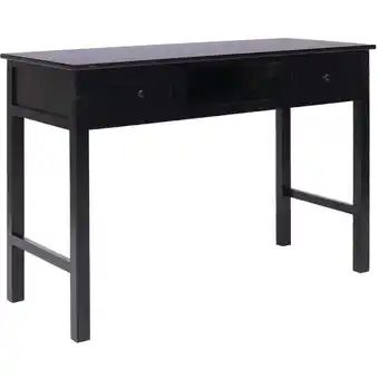 ManoMano Bonnevie - Schreibtisch Computertisch - Bürotisch Schwarz 110×45×76 cm Holz BV223478 Schwarz Angebot