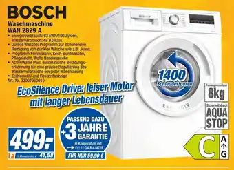 expert Techno Land Bosch Waschmaschine WAN 2829 A Angebot