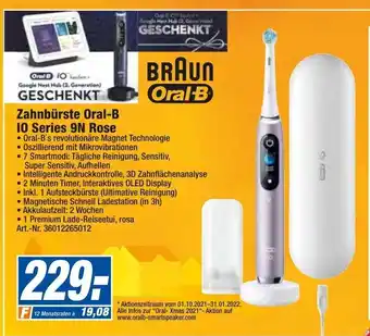 expert Techno Land Braun Oral-B Zahnbürste Oral-B IO Series 9N Rose Angebot