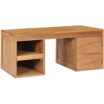 ManoMano Couchtisch Beistelltisch - Kaffeetisch 90×50×40 cm Massivholz Teak BV554528 - BonneVie Angebot