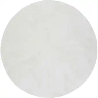 ManoMano Ebuy24 - Blanca Teppich Ø200 cm Polyester weiß. - Weiß Angebot