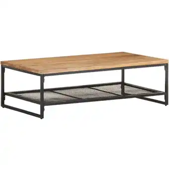 ManoMano Couchtisch Beistelltisch - Kaffeetisch 110x60x35 cm Akazie Massivholz BV728951 Bonnevie Angebot