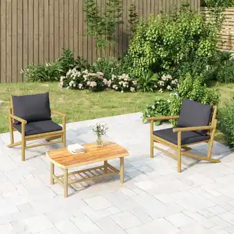 ManoMano Garten-Couchtisch Garten-Beistelltische 90x55x37 cm Bambus TJHZS852890 Maisonchic Angebot