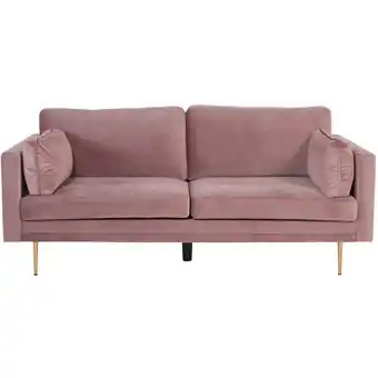 ManoMano Ebuy24 - Boom Sofa 3 Personen velour rosa. - Altrosa Angebot