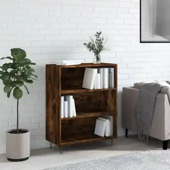 ManoMano Maisonchic - Bücherregal,Standregal,Bücherschrank,Küchenregal Räuchereiche 69,5x32,5x90 cm Holzwerkstoff GEWBV2479971 Angebot