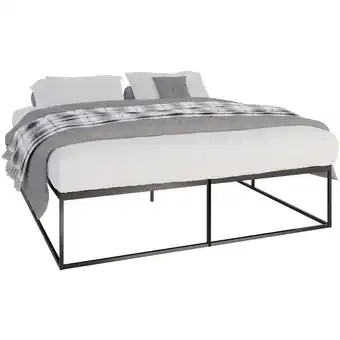 ManoMano CLP - Metallbett Scala schwarz 200x180x46 cm Angebot