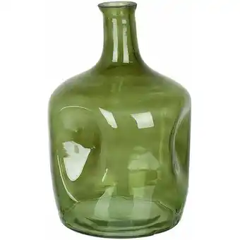 ManoMano Beliani - Blumenvase Glas grün 30 cm Tischdeko Ballonvase Flaschenvase Modern Boho Kerala - Grün Angebot