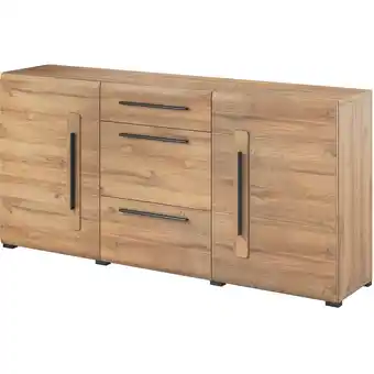 ManoMano Sideboard Eiche Grandson Nb. TURDA-83 modern mit Metallgriffen, b/h/t: ca. 180/86/39 cm - braun Angebot