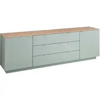 ManoMano TV-Sideboard Fernsehschrank grün mit Artisan Eiche, Breite 240 cm CUST-36 - grün Angebot