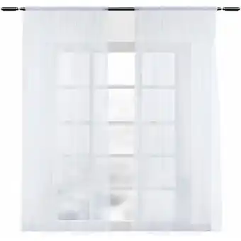 ManoMano Woltu - Vorhänge mit Kräuselband Stores Gardinen Weiß kurz transparent 140x175cm (BxH), 2er Set Gardinen Fensterschals Voile  Angebot