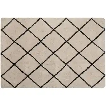 ManoMano Beliani - Teppich mit Karomuster beige 160x230 cm Adalar - Beige Angebot