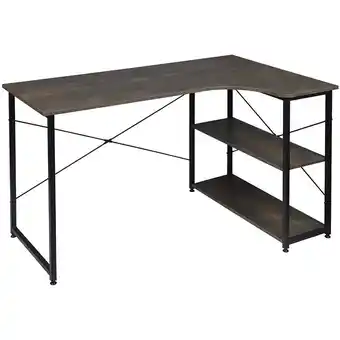 ManoMano Woltu - Schreibtisch Computertisch Büromöbel pc Tisch Bürotisch Arbeitstisch aus Holz und Stahl, mit Ablage, ca. 120x74x71,5  Angebot