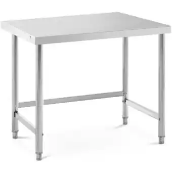 ManoMano Royal Catering - Gastro Edelstahl Arbeitstisch Edelstahltisch Zerlegetisch 100 x 70 cm 92 kg Angebot