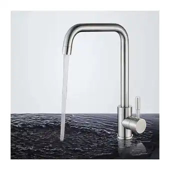 ManoMano Ubeegol - Küchenarmatur 360° drehbar Wasserhahn Küche edelstahl Spültischarmatur mit Hoher Auslauf (251mm) Mischbatterie Küch Angebot