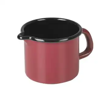 ManoMano Riess Milchtopf 0,5 Liter Ø9cm rot Emaille Angebot