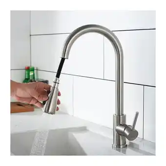 ManoMano Aihom - Hochdruck Wasserhahn Küche 360° Küchenarmatur mit Ausziehbarer Brause Spültischarmatur aus Edelstahl Mischbatterie Kü Angebot