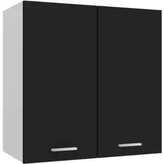 ManoMano Wandschrank,Hängeschrank,Wohnzimmerschrank Küchenschrank Schwarz 60x31x60 cm Holzwerkstoff -BNC43375 - Schwarz Angebot