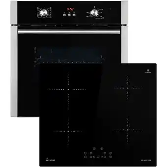 ManoMano Backofen und Induktionskochfeld SET8805IH59RL - Schwarz/Silber Angebot