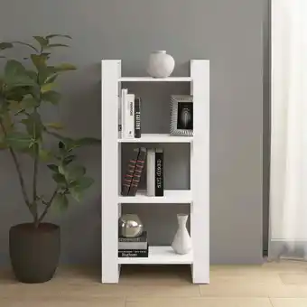 ManoMano Bücherregal, Paravent, Raumteiler, Stellwand Sichtschutz Weiß 60x35x125 cm Massivholz NMKS88800 Maisonchic Angebot