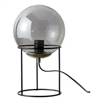 ManoMano Dyberglarsen Moon Globe Tischlampe Rauchglas 34cm Angebot