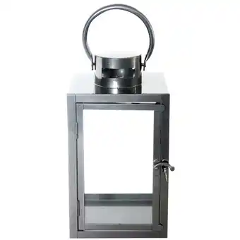 ManoMano Esschert Design - Laterne Anthrazit Größe m 28 cm - Metall & Glas Angebot