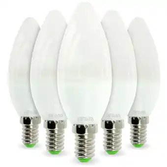 ManoMano Eclairage Design - Menge von 5 led Birne E14 6W Eq 40W Température de Couleur: Blanc chaud 2700K Angebot