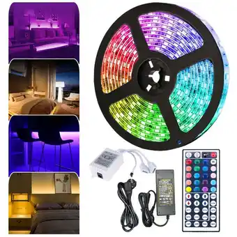 ManoMano Randaco - 1M led Streifen set , led Strip 60 LEDs,LED not wasserdicht(IP20), mit 44 Tasten Fernbedienung - rgb Angebot