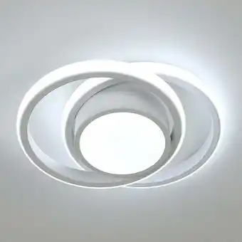 ManoMano Goeco - led Deckenleuchte 32W Modernes Design Kaltweiß 6000K Rund Deckenlampe Für Wohnzimmer Schlafzimmer Esszimmer Büro Weiß Angebot