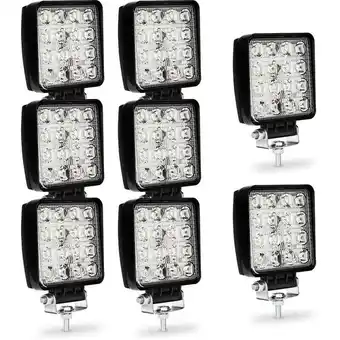 ManoMano Randaco - Led Arbeitsleuchte-8x48w Arbeitsleuchte IP67 Wasserdicht 4320 LM,10-30V DC,6500K für Offroad Angebot