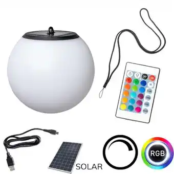 ManoMano Lampe Außenleuchte Outdoor Pendelleuchte usb / Solar Leuchte Hängelampe Flora Round Angebot