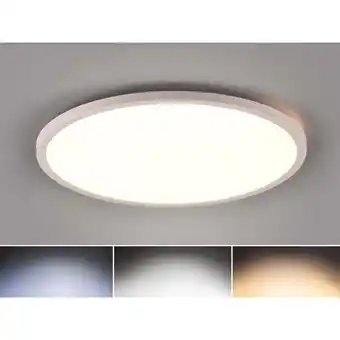 ManoMano Reality Leuchten - Flache led Deckenleuchte aureo Weiß, dimmbar, rgb Farbwechsler - Ø40cm Angebot