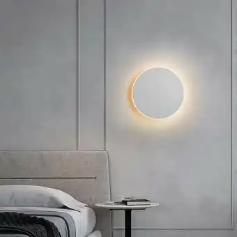 ManoMano LED -Wandlampen -LED -Schalter mit Innenbeleuchtung Lounge Schlafzimmer runde Nachtlampe Angebot